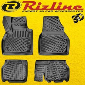 Rizline Mercedes Citan 2012 Sonrası Siyah 3D Havuzlu Paspas