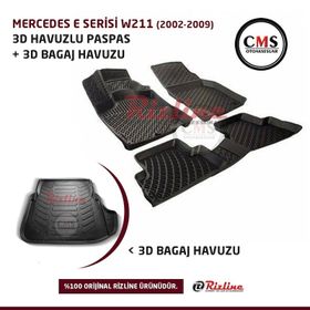 Rizline Mercedes E Serisi W211 2003-2009 3D Havuzlu Paspas