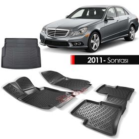 Rizline Mercedes E Serisi W212 2010 Sonrası Bej 3D Paspas Bagaj Havuzu