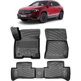 Rizline Mercedes EQA 2021 Sonrası Siyah 3D Havuzlu Paspas