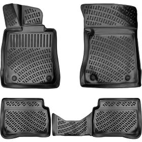 Rizline Mercedes S Serisi W221 2006-2013 3D Siyah 3D Havuzlu Paspas