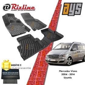 Rizline Mercedes Viano 3D Havuzlu Paspas