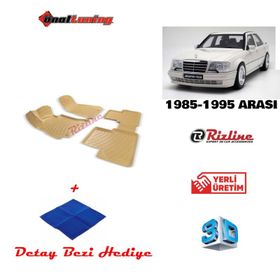 Rizline Mercedes W124 Bej 3D Havuzlu Paspas