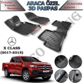 Rizline Mercedes X Class 2017-2018 3D Havuzlu Paspas
