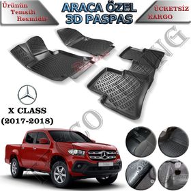 Rizline Mercedes X-class 3D Havuzlu Paspas