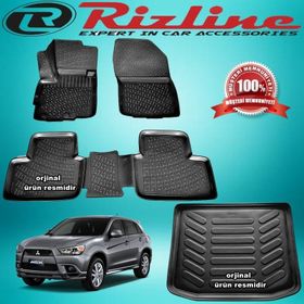 Rizline Mitsubishi Asx 2010 Sonrası 3D Paspas Bagaj Havuzu
