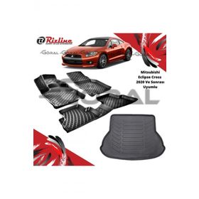Rizline Mitsubishi Eclipse Cross 2020 ve Sonrası Uyumlu Paspas ve Bagaj Havuzu Set