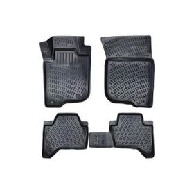 Rizline Mitsubishi L200 2012 Uyumlu Araca Özel Tasarım 3D Havuzlu Paspas