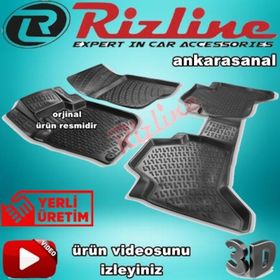 Rizline Mitsubishi L200 3D Havuzlu Paspas