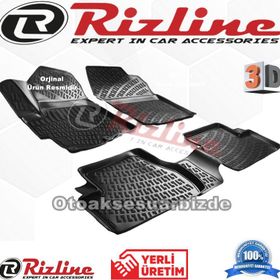 Rizline Mitsubishi Lancer Sedan 2008 2015siyah 3D Havuzlu Paspas