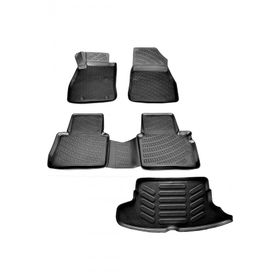 Rizline Nissan Juke 2010-2014 Arası 3D Havuzlu Paspas + 3D Bagaj Havuzu