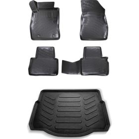 Rizline Nissan Juke 2010-2015 Siyah Bagaj Havuzu + 3D Havuzlu Paspas