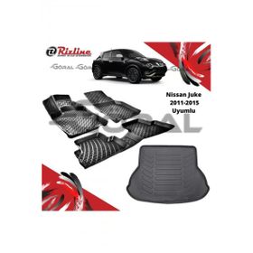 Rizline Nissan Juke 2011-2015 Uyumlu Paspas ve Bagaj Havuzu Set