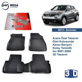 Rizline Nissan Juke 2011 Sonrası 3d Havuzlu Paspas