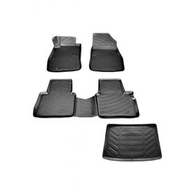 Rizline Nissan Juke 2015-2020 Arası 3D Havuzlu Paspas + 3D Alt Bagaj Havuzu