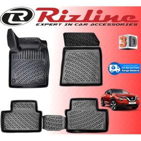 Rizline Nissan Juke 2020 Sonrası Siyah 3D Havuzlu Paspas