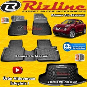 Rizline Nissan Juke Siyah 2014 2019 3d Bagaj Havuzu