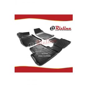 Rizline Nissan Juke Siyah 2015-2020 Arası Son Kasa 4 Parça 3D Havuzlu Paspas