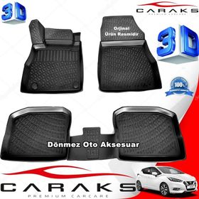 Rizline Nissan Micra 2017-2019siyah 3D Havuzlu Paspas