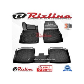 Rizline Nissan Micra 2019 Sonrası Siyah 3D Havuzlu Paspas