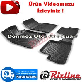 Rizline Nissan Qashqai 3D 2007-2013 Arası Havuzlu Paspas