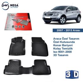 Rizline Nissan Qashqai 3D 2007-2013 Arası Havuzlu Paspas