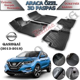 Rizline Nissan Qashqai Uyumlu 3D Havuzlu Paspas