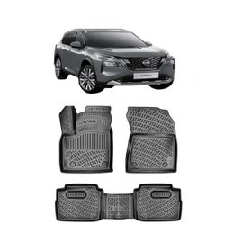 Rizline Nissan X-Trail E-Power 2022 Sonrası 3D Siyah Paspas