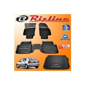 Rizline Opel Astra G 3D Paspas + 3D Bagaj Havuzu HB 1998-2009 Arası Siyah Set