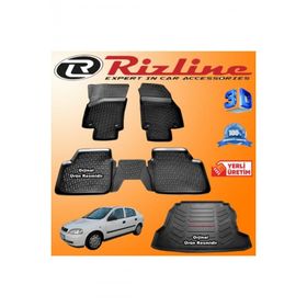 Rizline Opel Astra G 3D Paspas + 3D Bagaj Havuzu Sedan 1998-2009 Arası Siyah Set