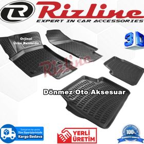 Rizline Opel Astra G Havuzu Sedan 1998-2009 Siyah 3D Bagaj Havuzu
