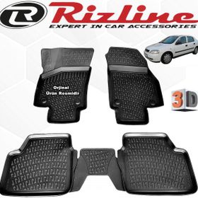 Rizline Opel Astra G Sedan 1998 - 2009 Arası Siyah 4 Parça Set 3D Havuzlu Paspas