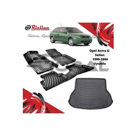 Rizline Opel Astra G Sedan 1999-2004 Uyumlu Paspas ve Bagaj Havuzu Set