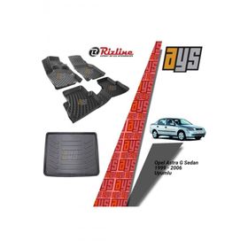 Rizline Opel Astra G Sedan 1999-2006 3D Havuzlu Paspas + Bagaj Havuzu