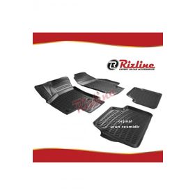 Rizline Opel Astra G Siyah STW 1998-2009 Arası 4 Parça 3D Havuzlu Paspas