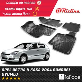 Rizline Opel Astra H 2004+ 3D Havuzlu Paspas