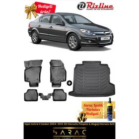 Rizline Opel Astra H Sedan 2004-2013 3D Havuzlu Paspas+Bagaj Havuzu Seti