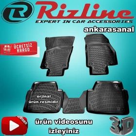Rizline Opel Astra H Siyah Marka 3D Havuzlu Paspas