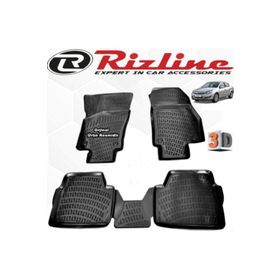 Rizline Opel Astra H Siyah Sedan 2008-2017 Arası 4 Parça Set 3D Havuzlu Paspas