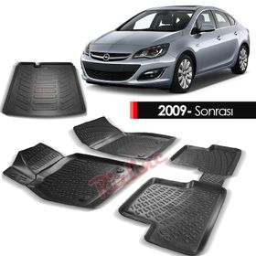 Rizline Opel Astra J 2009 Sonrası 3D Paspas Bagaj Havuzu