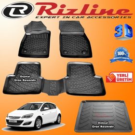 Rizline Opel Astra J HB 2010 Sonrası 3D Paspas Bagaj Havuzu