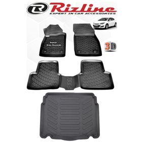 Rizline Opel Astra J HB 2010 Sonrası 3D Paspas Bagaj Havuzu