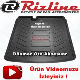Rizline Opel Astra J Paspası Siyah Sedan 2012-2018 Arası 3D Bagaj Havuzu