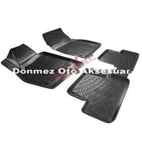 Rizline Opel Astra J Sedan 2012 2019 Siyah 3D Havuzlu Paspas
