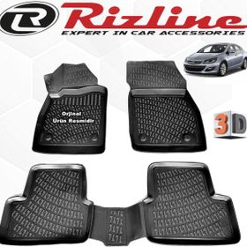 Rizline Opel Astra J Sedan 2019 Sonrası Siyah 4 Parça Set 3D Havuzlu Paspas