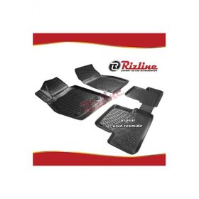Rizline Opel Astra J Siyah HB 2010-2017 Arası 4 Parça 3D Havuzlu Paspas