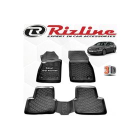 Rizline Opel Astra J STW 2012 - 2020 Arası Siyah 4 Parça Set 3D Havuzlu Paspas
