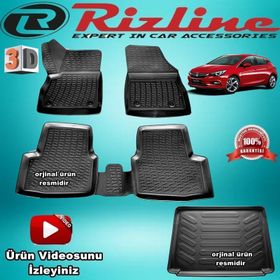 Rizline Opel Astra K Havuzu Hb 2015-2019 Siyah 3D Bagaj Havuzu