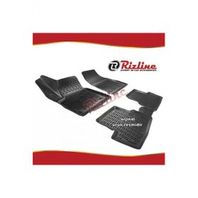 Rizline Opel Astra K Siyah HB 2015-2019 Arası 4 Parça 3D Havuzlu Paspas