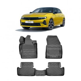 Rizline Opel Astra L 2022 Sonrası 3D Siyah Havuzlu Paspas